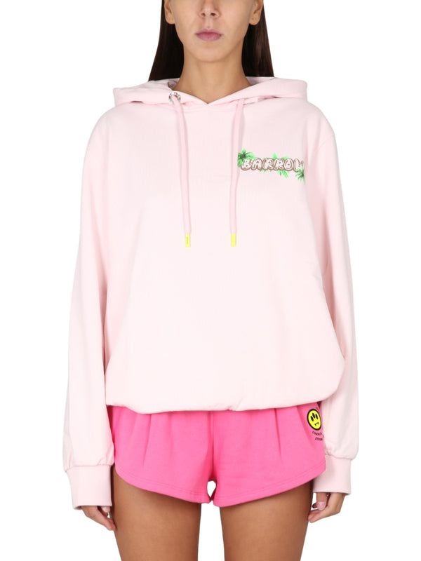 Sudadera con estampado de logo