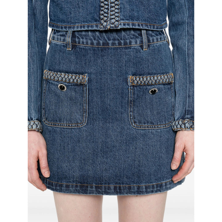 Self-Portrait Gonne - Blu | 5b05ec3c346baa4f2238e72b523ead0c9c8cc5a0