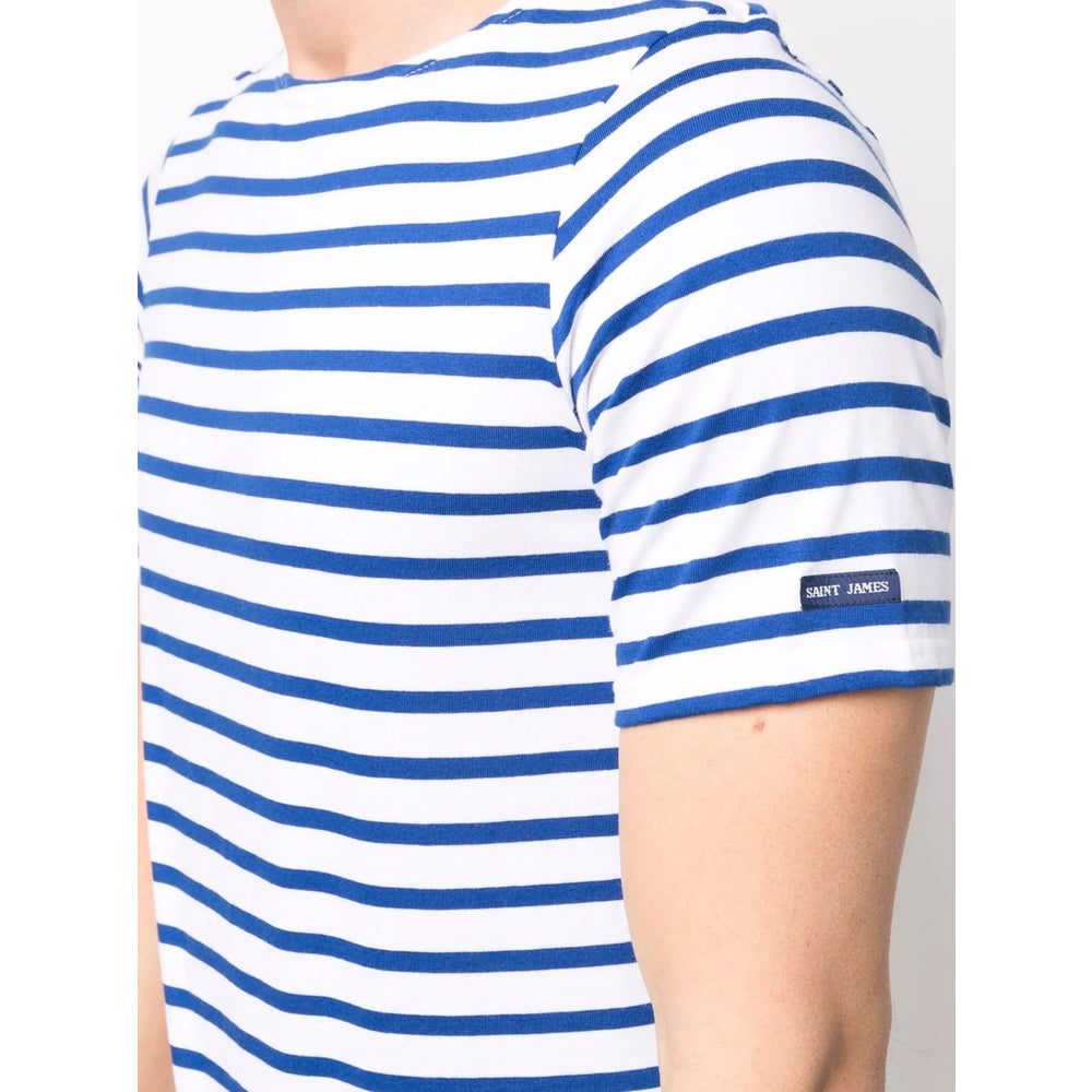 Saint James T Shirt - Bianco, Blu | 2008052c451b571c308a0f71dbc4c1b48ae12557