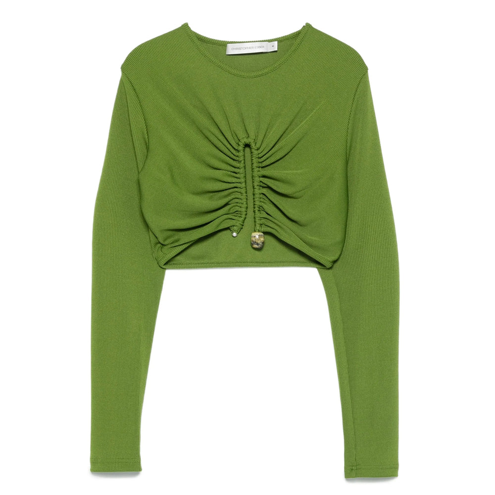 Christopher Esber Top - Verde | 4a9f0fbfdc7c52aad80355d3de7dbc51e2f8aa1f