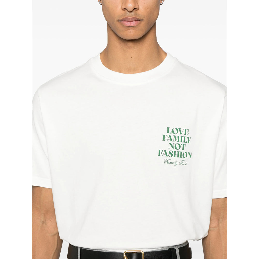 Family First T Shirt - Bianco | 310a1d3b6e6d3e00e5aa638311d80cf88b577aa8
