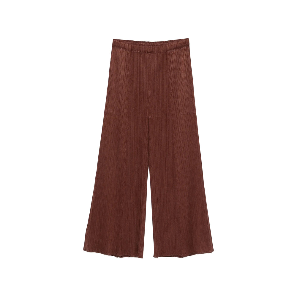 Pleats Please Issey Miyake Pantaloni - Marrone | f3b79abb4fa6d9e3ee69b19a8e01defad6197199