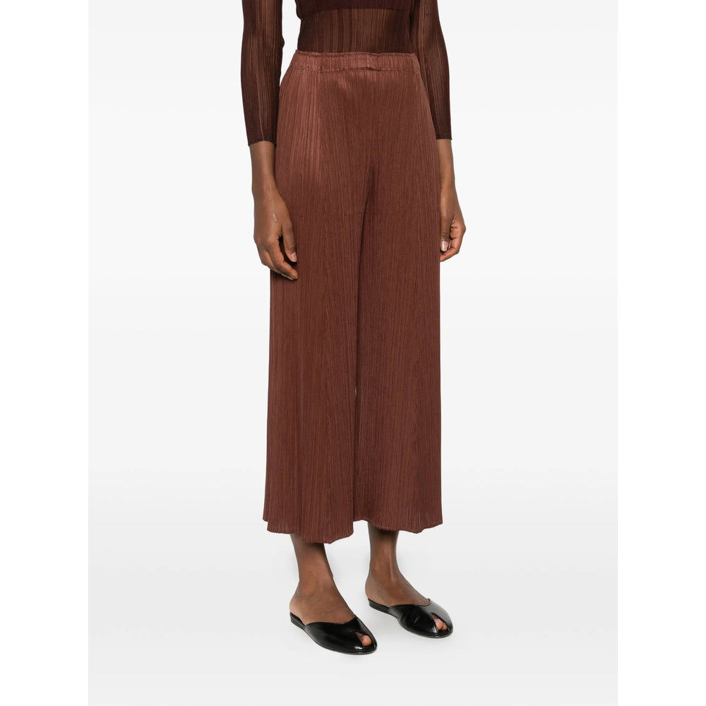 Pleats Please Issey Miyake Pantaloni - Marrone | 95affba9b8f8d6506b5d855fc0e3db5564cd9a59