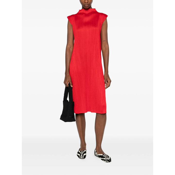 Pleats Please Issey Miyake Abiti - Rosso | 108bedceead0c74f1193f5d3049b6de4a7764fb3
