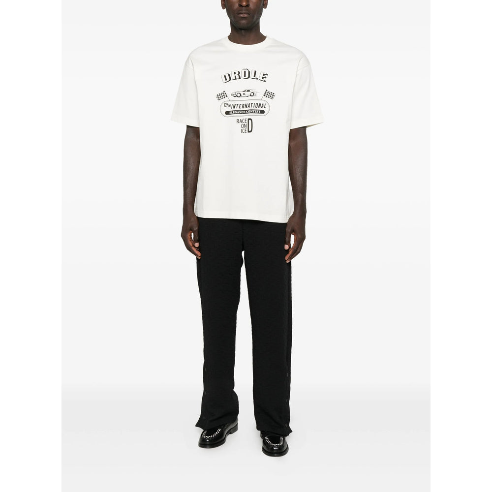 DrôLe De Monsieur T Shirt - Bianco | 0267d07e95c1f90f5c63b960251efa8dbfec6a6f