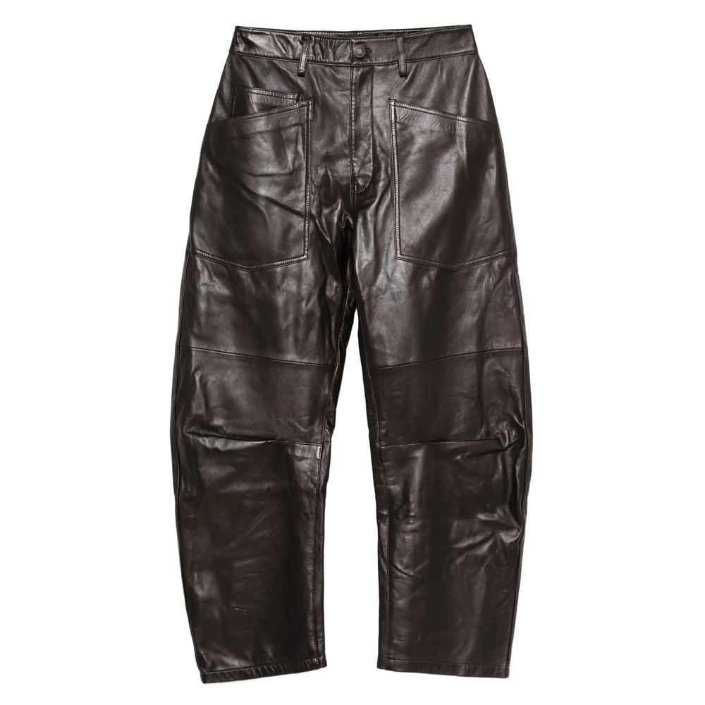 Nili Lotan Leather Pants - Marrone | e9fb81adc978337099b4c5a04ee4a01b554049df