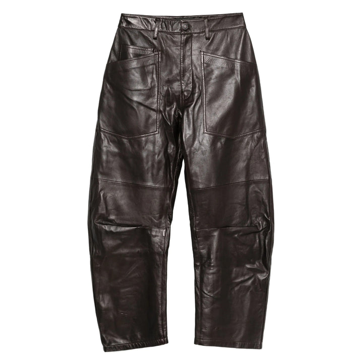 Nili Lotan Leather Pants - Marrone | e9fb81adc978337099b4c5a04ee4a01b554049df