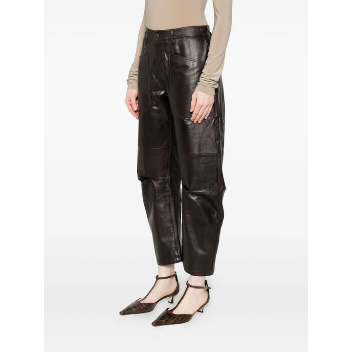 Nili Lotan Leather Pants - Marrone | 6b936249cac4ff079da62cd82100053c10aae506