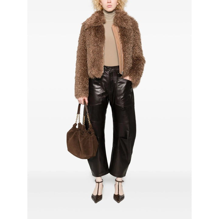 Nili Lotan Leather Pants - Marrone | 15f58b284ba2705001d8254b210f47f4ead0adf7