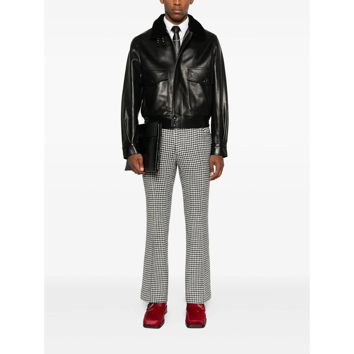 Ernest W. Baker Leather Outerwears - Nero | d7858310f9dad55796956a2d07f7adad73f91718