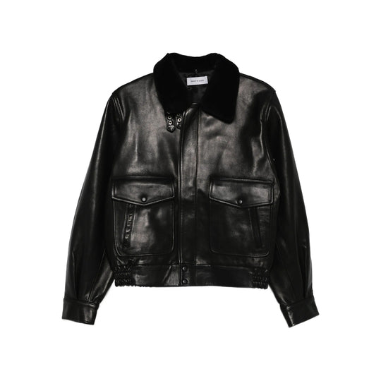 Leather Outerwears Nero