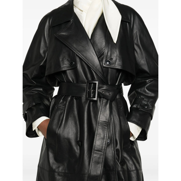 Stella Maxwell For Marella Leather Outerwears - Nero | 849f3727ed244bf5567d08883989dd45a2ea44de