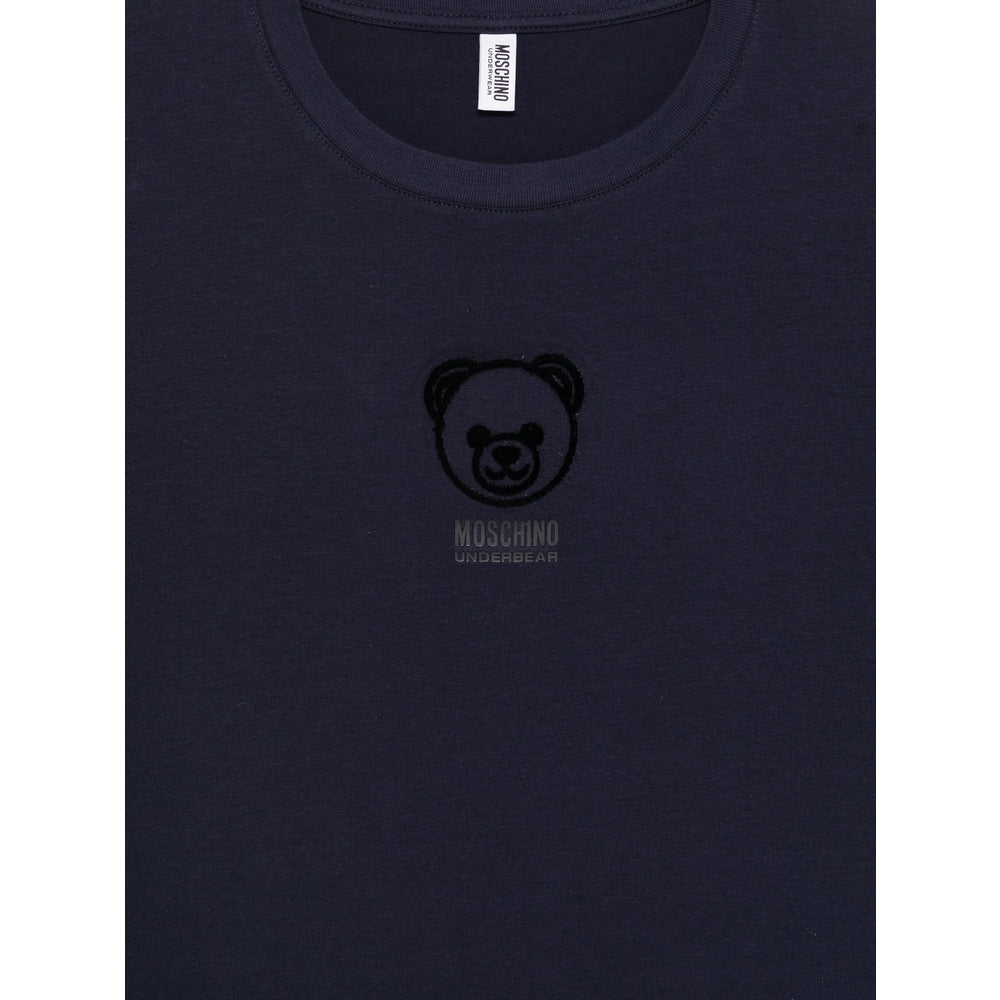 Moschino Underwear T Shirt - Blu | 7f356984f47c8cf38a59f568de88a8e75e4ef746