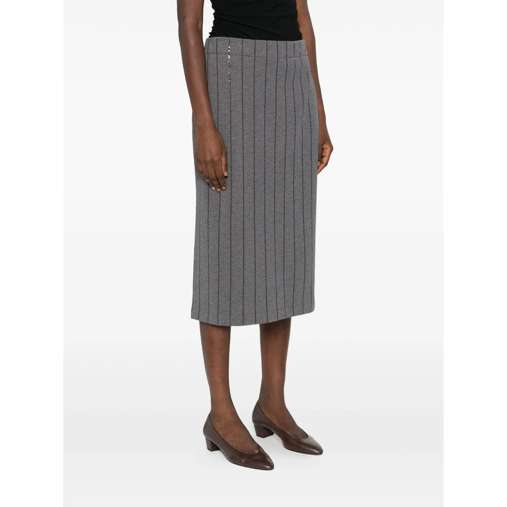 Brunello Cucinelli Gonne - Grigio | 9ef2fb8bbf9d3695c7ce0cbe75fa52fb0343355d