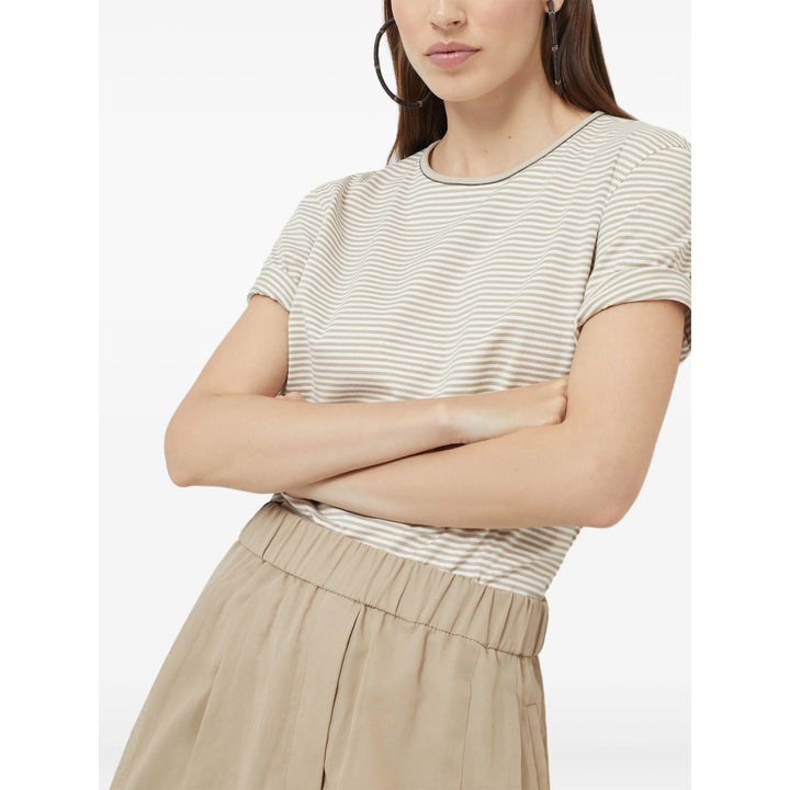 Brunello Cucinelli T Shirt - Neutro | fd565cf2323ab90489242b32cb783948bb37dd9e