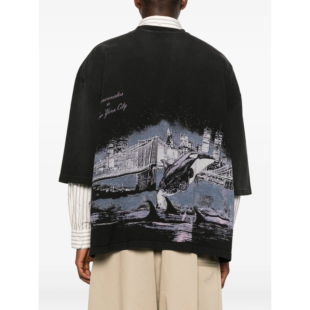 Willy Chavarria T Shirt - Nero | ee12bb477e40e9fefb7dbe9a7fcd7d63b81f06eb