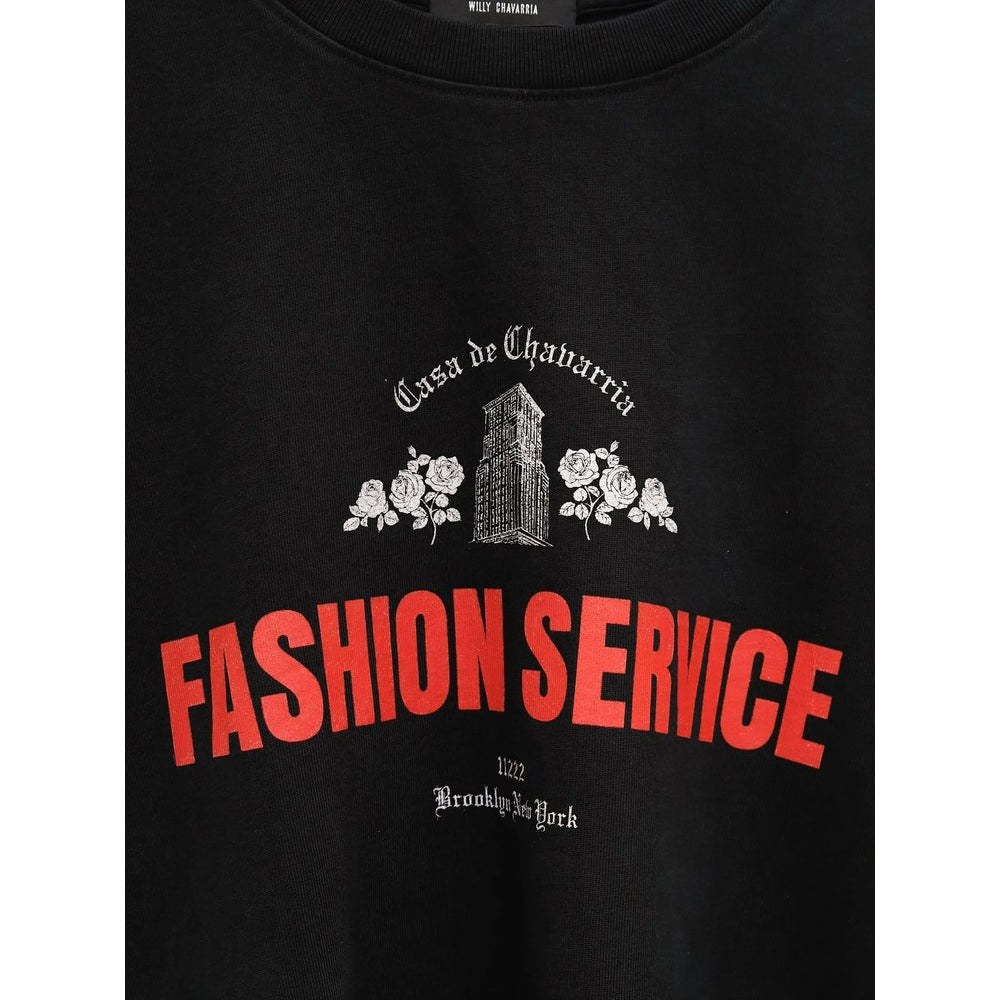 Willy Chavarria T Shirt - Nero | f82480b1396dd868e800e22aca2000133f898632