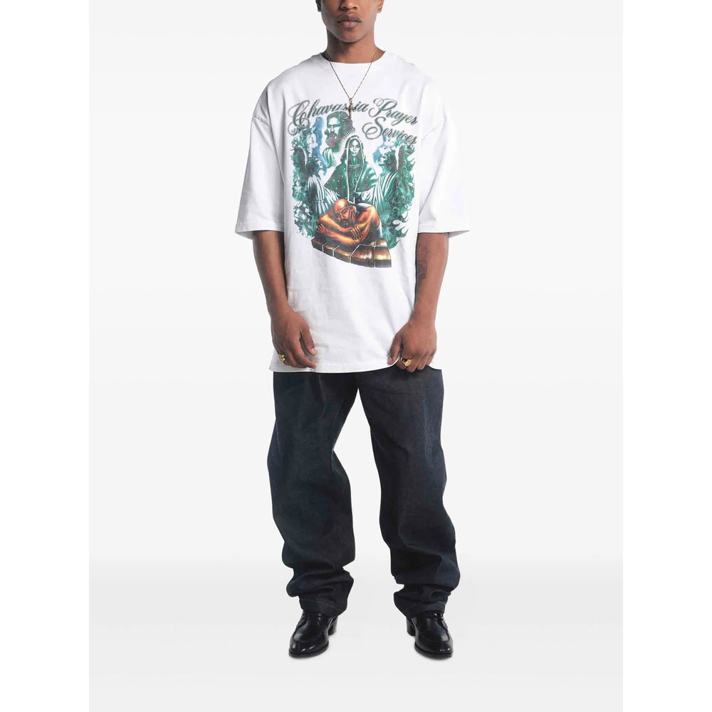 Willy Chavarria T Shirt - Bianco | f12e7d6982bf5878a32dd419366693ad623417ea