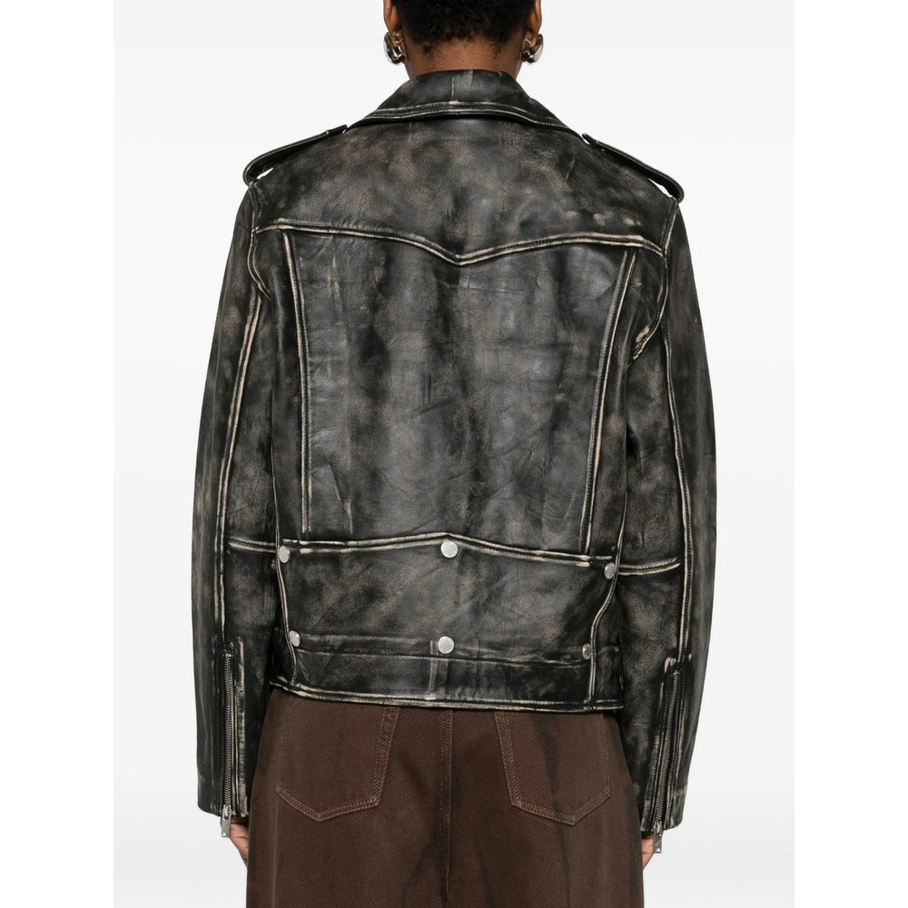 Gestuz Leather Outerwears - Nero | 7a663cef12beadf693696c48b974e4ab3170ee17