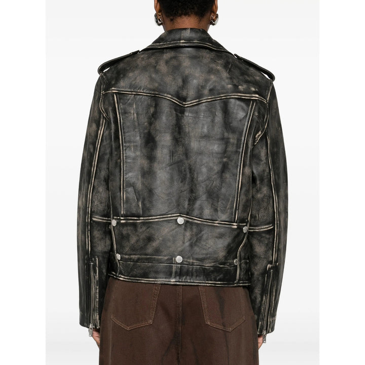 Gestuz Leather Outerwears - Nero | 7a663cef12beadf693696c48b974e4ab3170ee17