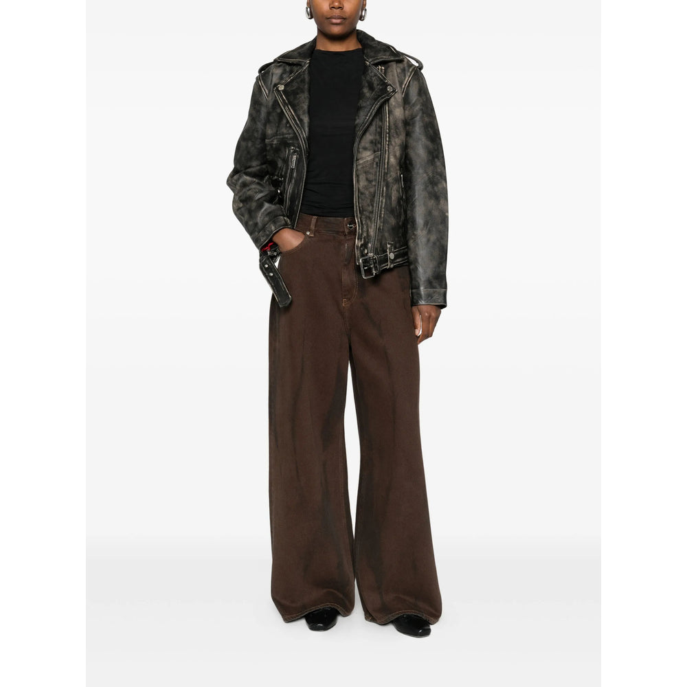 Gestuz Leather Outerwears - Nero | 41605334a7775bc0ad604dc301e1af2c94d25a1b