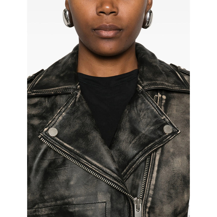 Gestuz Leather Outerwears - Nero | 8de0c79f74dc942c657276f0f4141facb35ff1e8