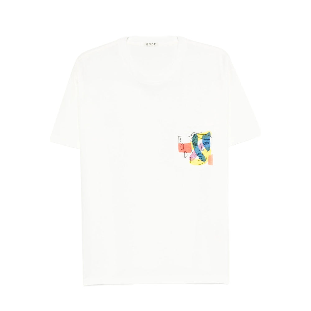 Bode T Shirt - Bianco | 946363d9d10373ff1532206ceb8e6cf87c2fe789