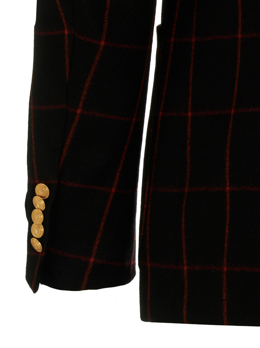 Gucci Double-Breasted Check Blazer - Multicolor | 749bb0c166f5c3a90d907d8b66cd500f0c9a4f50