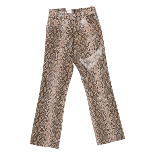 Leather Pants Marrone