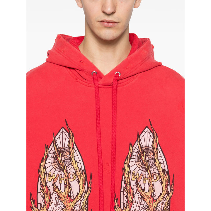 Who Decides War Felpe - Rosso | de2e8c47ea66d2d631bb8fd7f384a7abd75f7d7b