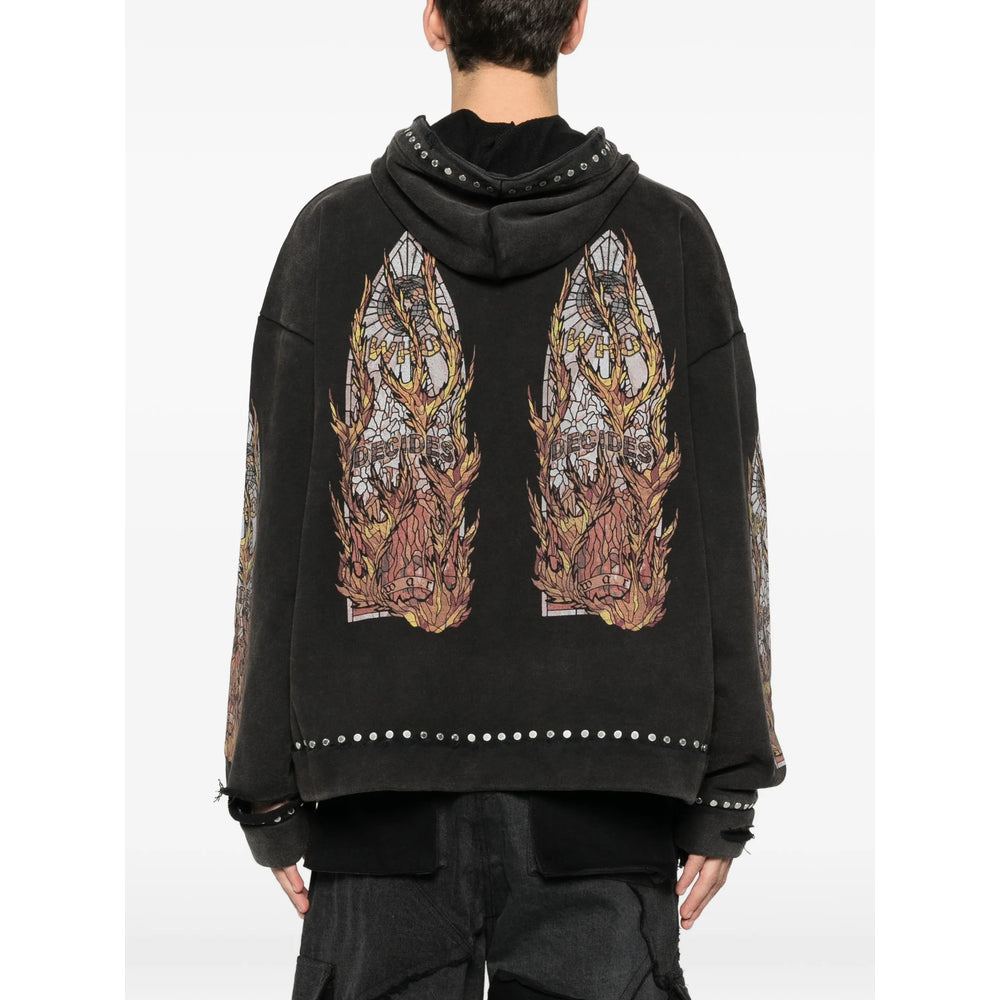 Who Decides War Felpe - Nero | 0ead8e9593651312ce95cb694aab83e61981abb0