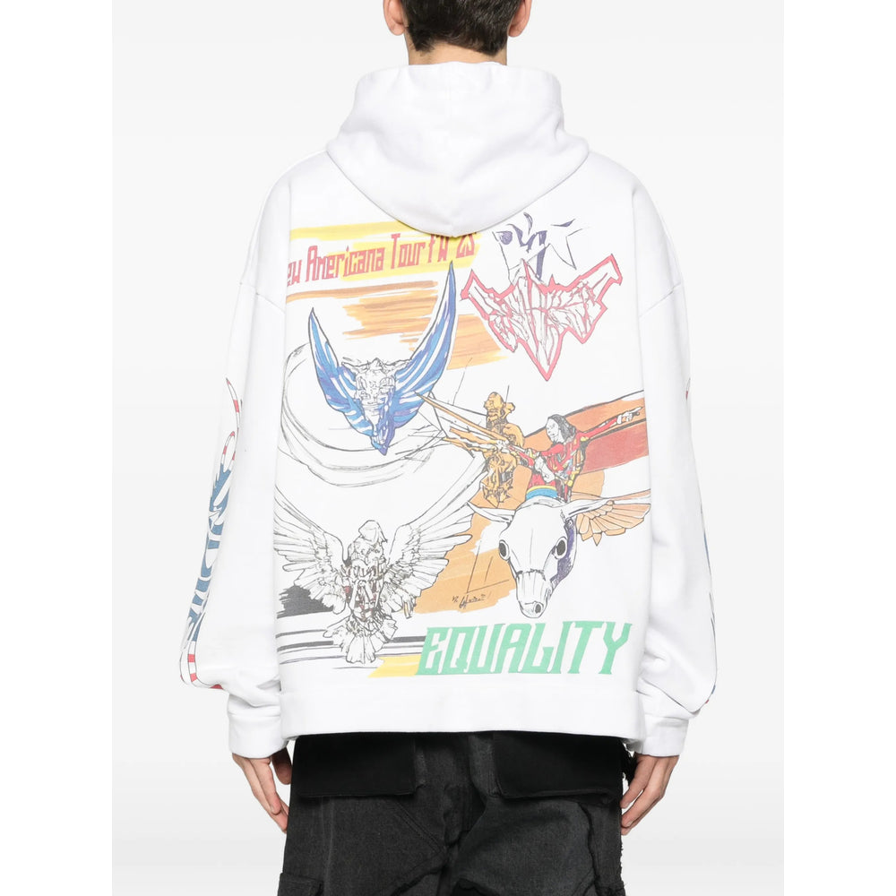 Who Decides War Felpe - Bianco | 11f539918e57da0e45f3656a26b2e9d086919dcf