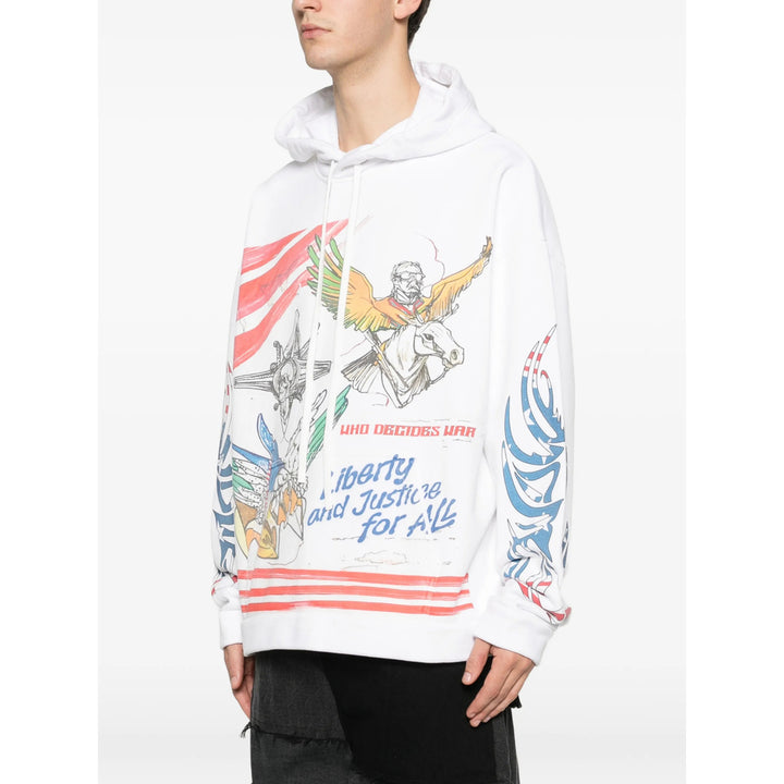Who Decides War Felpe - Bianco | 84c14cb9e5f26cc4be5378a85406d18cf8e2759c