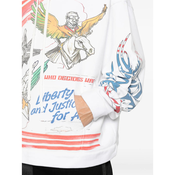 Who Decides War Felpe - Bianco | 856fc9b8d9f03c541a84ce1dec4e5251ac74c669