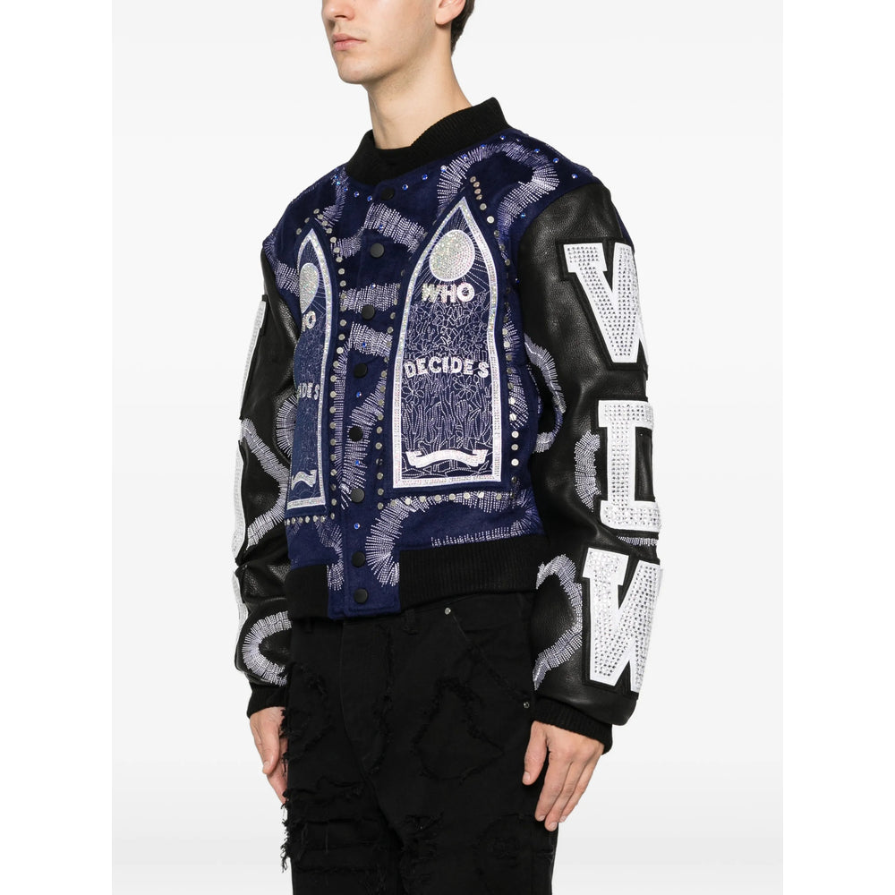 Who Decides War Leather Outerwears - Blu, Nero | a651032f742f8957d611d25272eb8439003e1e98
