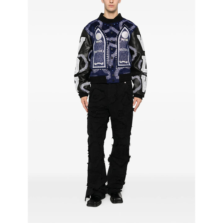 Who Decides War Leather Outerwears - Blu, Nero | 33ec8f6aeaad7e3584087094d66dce911ae16861