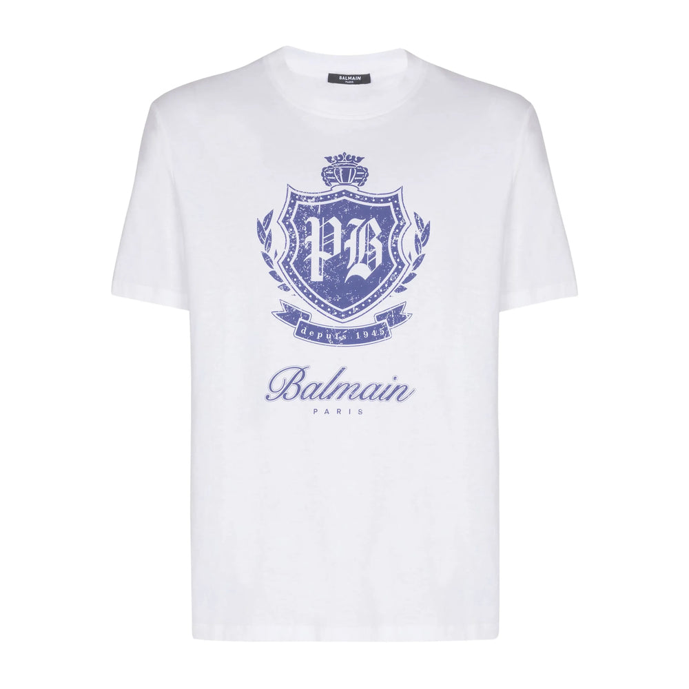 Balmain T Shirt - Bianco | 650d4ef06b8a636ddd2dc180e33bc26b206488ea