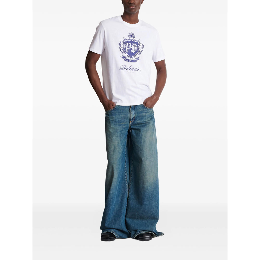 Balmain T Shirt - Bianco | 562fa5d085252e1bb5550300b7ca1f3e6eb5b342