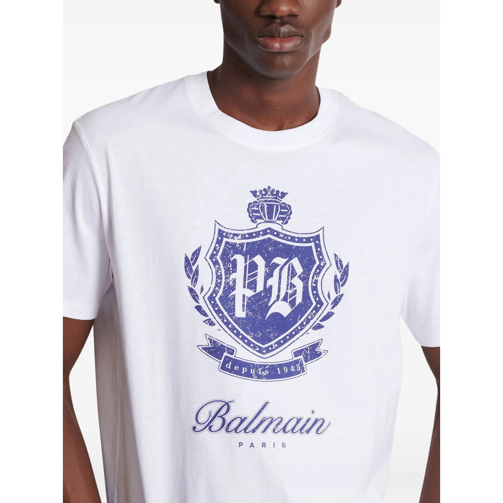 Balmain T Shirt - Bianco | 679ad122b9b29b19ae8f061e5d01e5bc6441c926