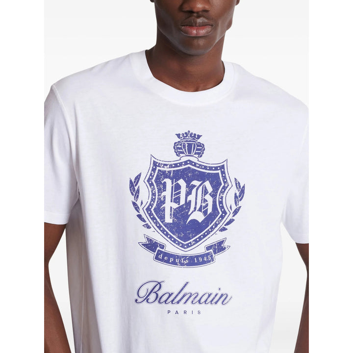 Balmain T Shirt - Bianco | 679ad122b9b29b19ae8f061e5d01e5bc6441c926