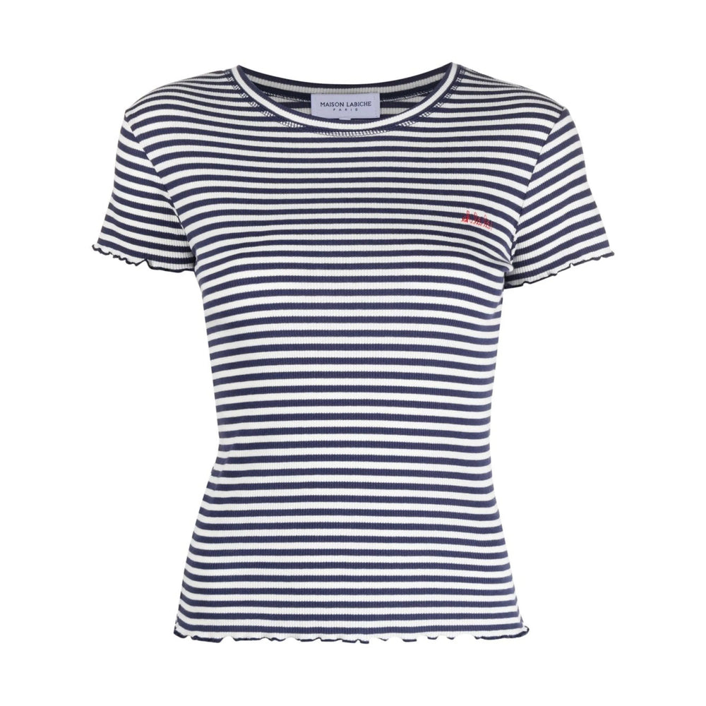Maison Labiche T Shirt - Blu, Bianco | c563b2a230a27aca401fabb889ae5705b0f23349