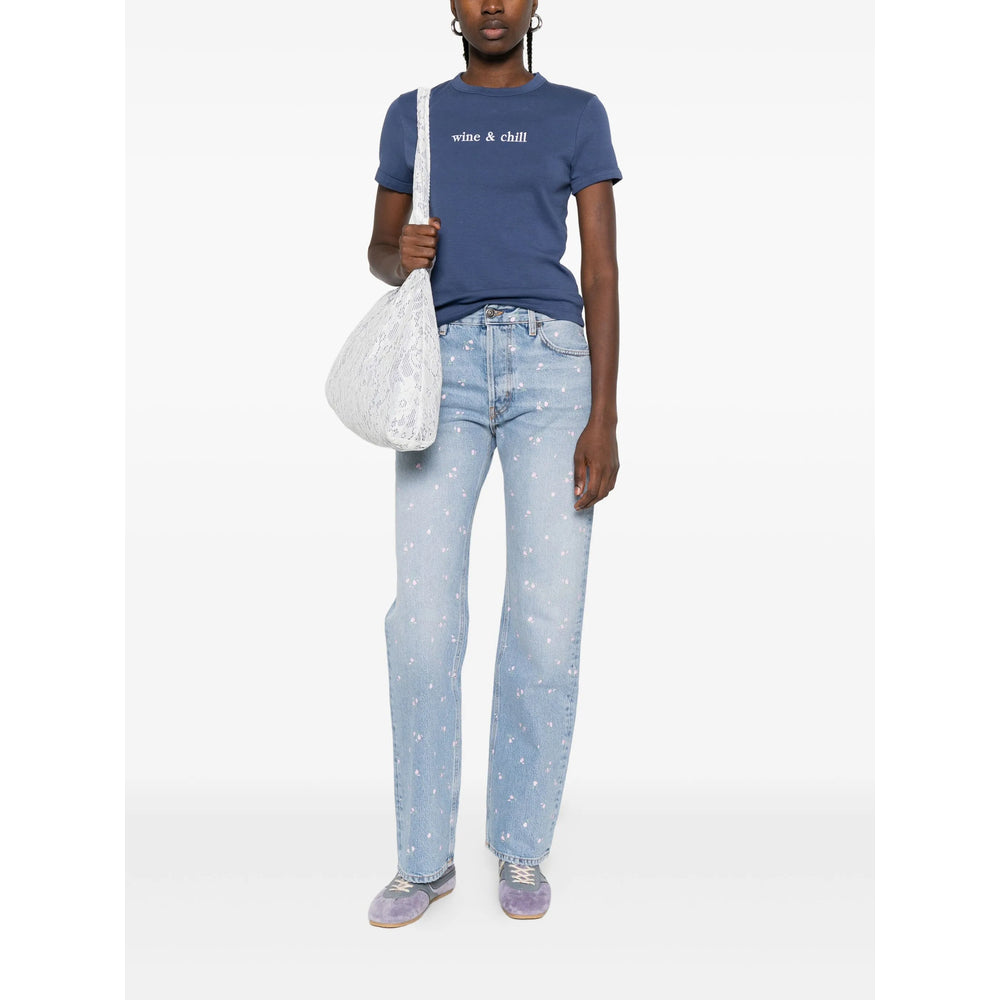 Maison Labiche T Shirt - Blu | f9e53acaefbc6838f18cbd28d9400163e38afa93