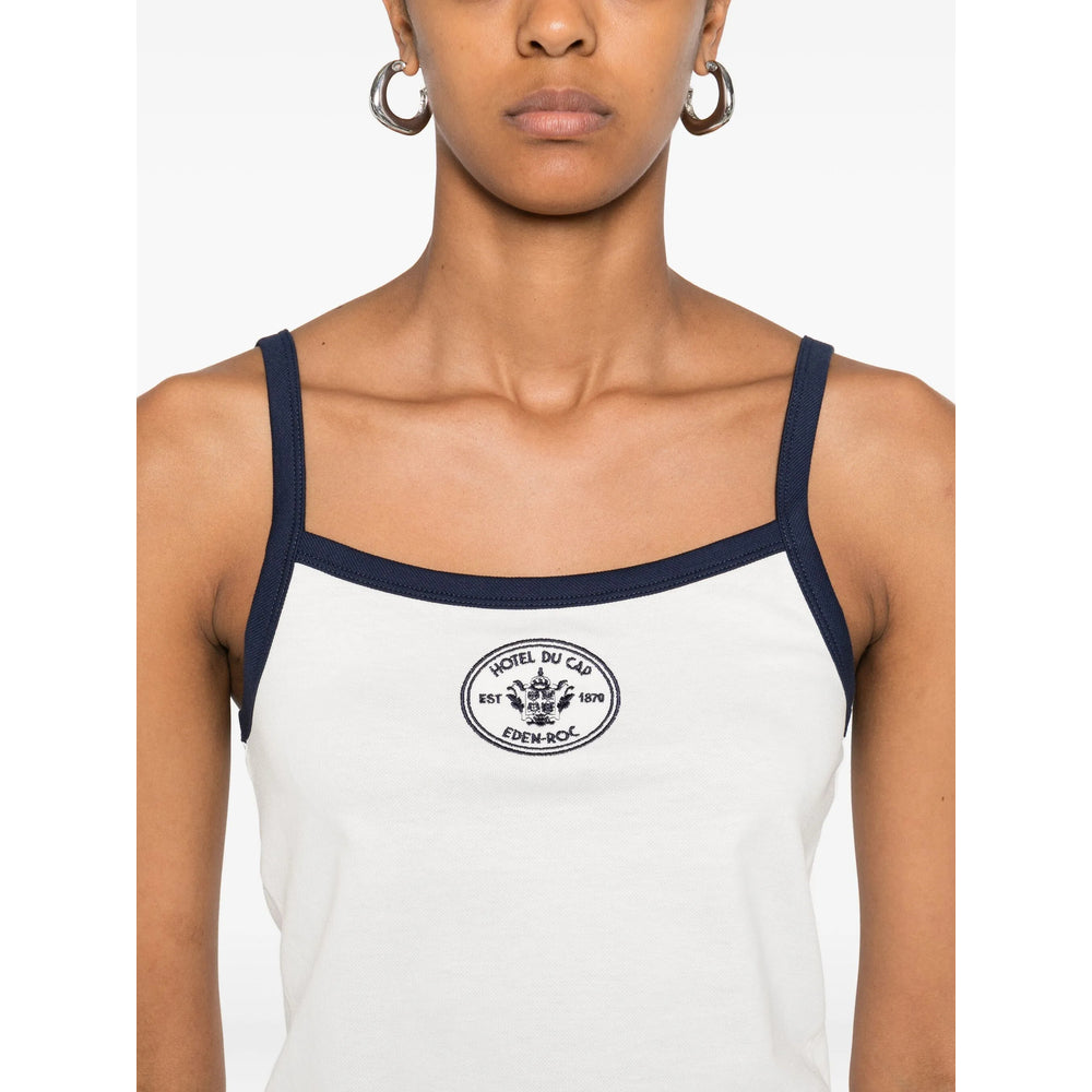 Sporty & Rich Top - Bianco | b965acb06fb78ddb544b174cc589e428928cb67f