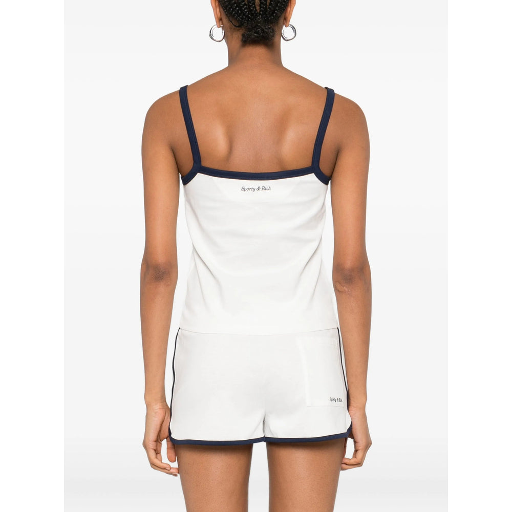 Sporty & Rich Top - Bianco | 1e1d8565b9e8e33e1dc9c31b5bf3ebc7ce2ac846