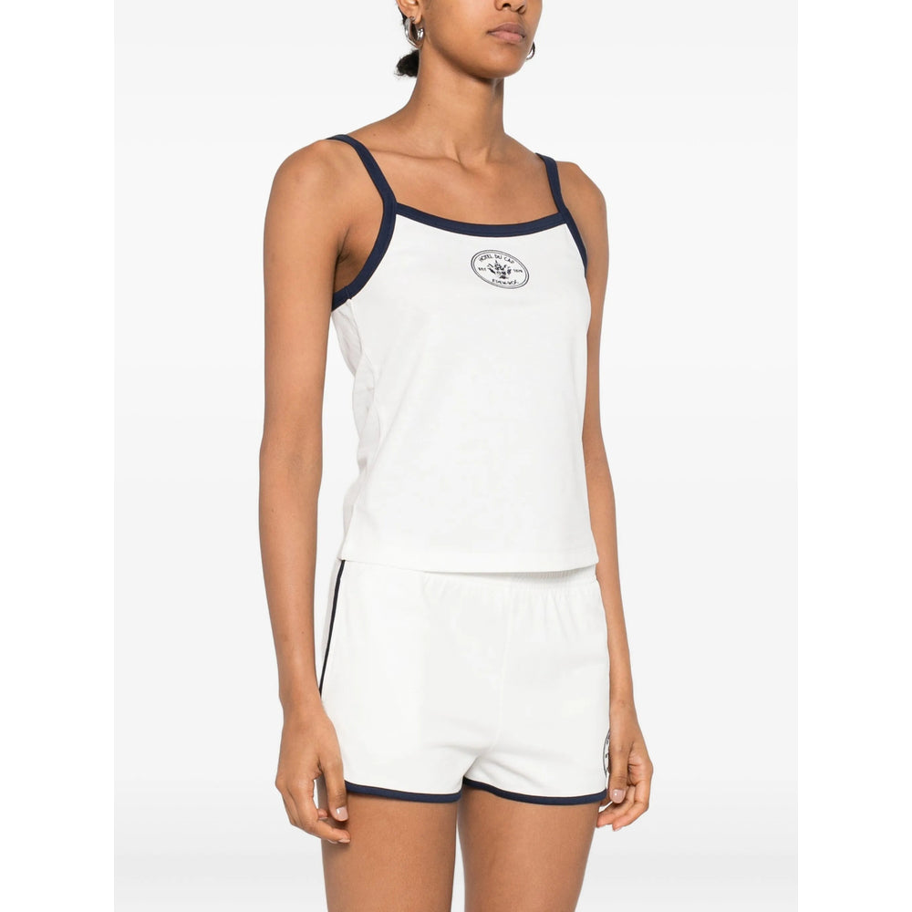 Sporty & Rich Top - Bianco | 9ef09b360bc3ec6c96cfe3f0ab91a18baf7f8110