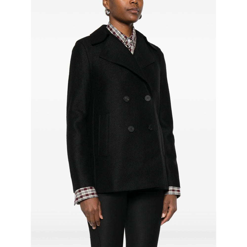 Harris Wharf London Mantelle - Nero | e845262611438a8fd3f9a9ed432527359d8be365