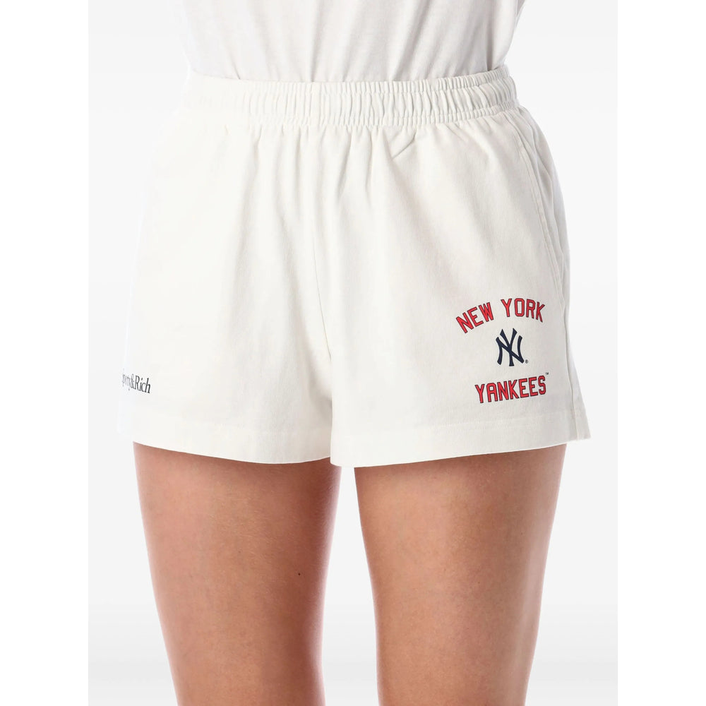 Sporty & Rich Shorts - Bianco | 631dfc49d0608adfc37a98794deb4a33b1843f72