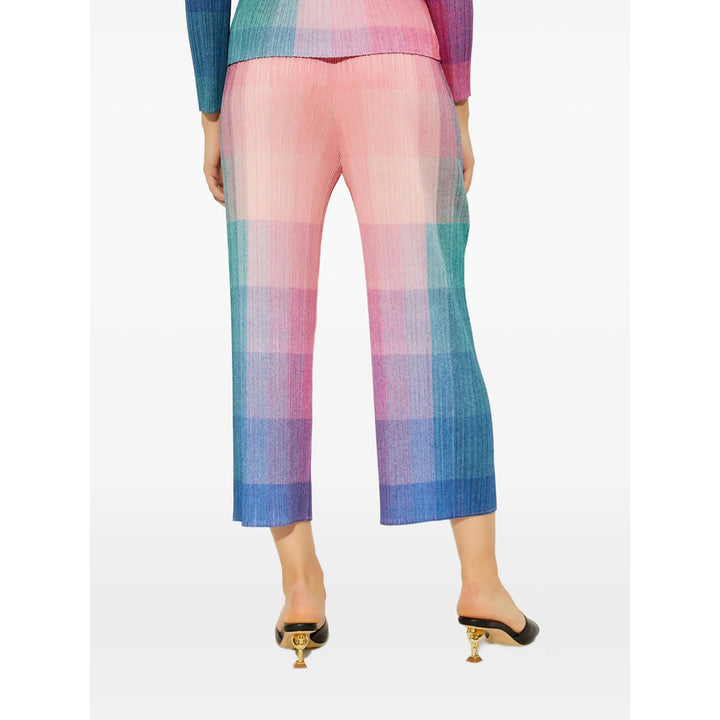 Pleats Please Issey Miyake Pantaloni - Rosa, Blu | 487426819048b46cdd9e08187d1a3326f45e8e13