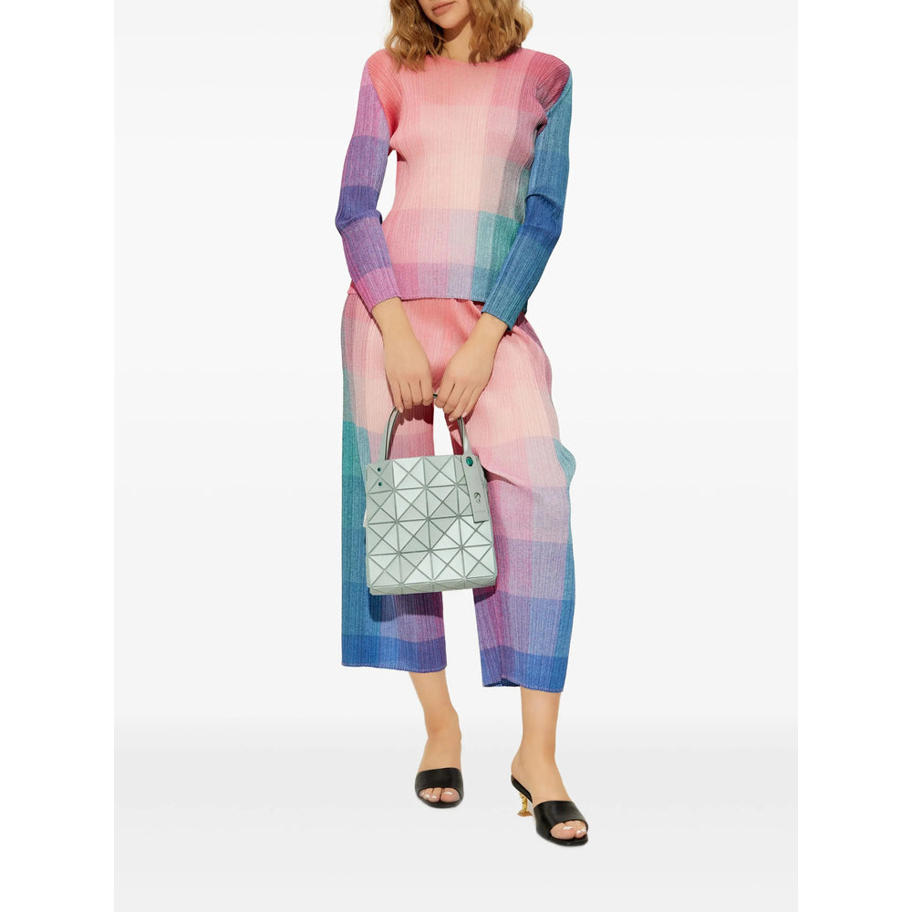 Pleats Please Issey Miyake Pantaloni - Rosa, Blu | 299d5fbf836dad24330aac3dda188cb144480499