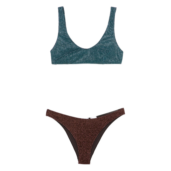 Beachwear Verde, Marrone